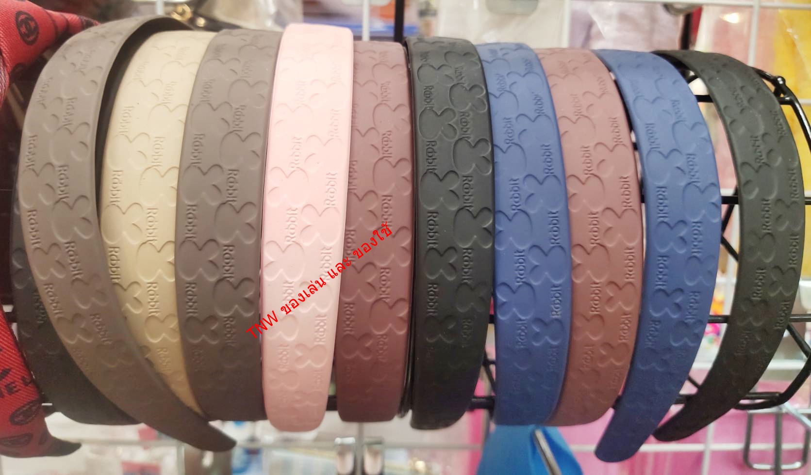 ที่คาดผม พลาสติกเเละแบบผ้า ลายน่ารัก มี 3 แบบ (แบบคละสี )