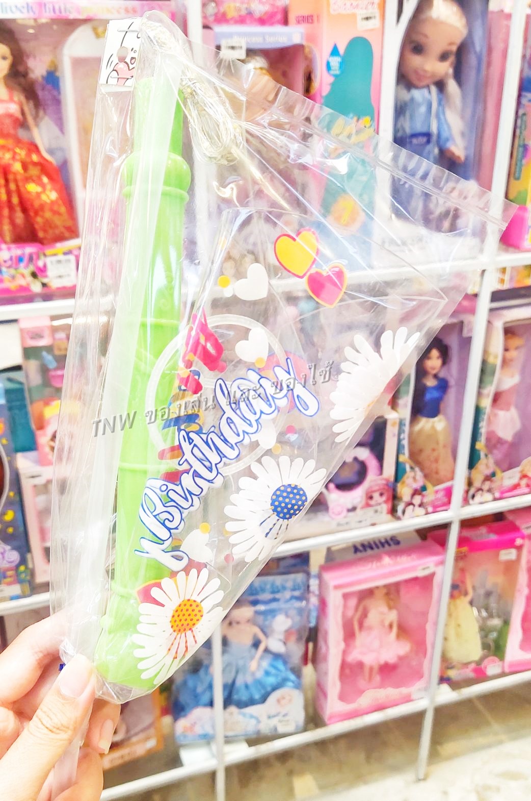 💥💥 ลูกโปร่งมีไฟ ลูกโปร่ง ของเล่น ด้ามจับยาว คละสี 💥💥