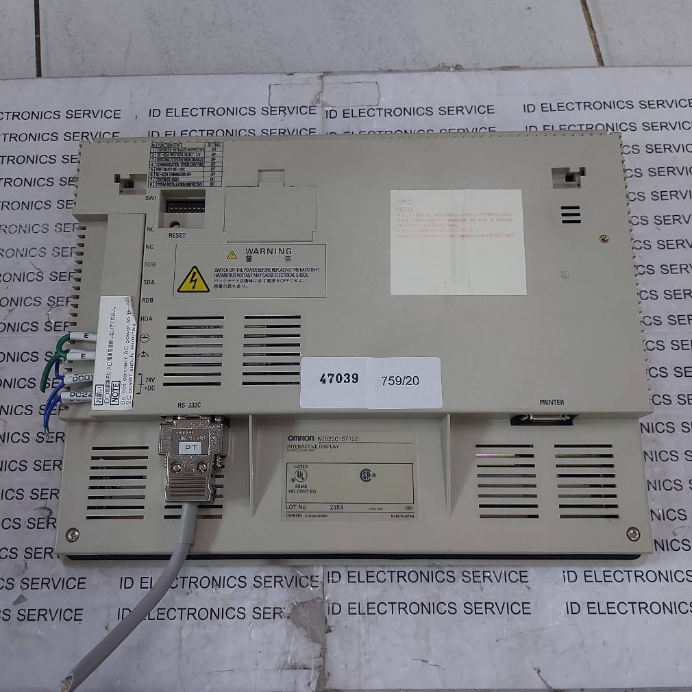 LCD TOUCH SCREEN " OMRON " MODEL : NT625C-ST152