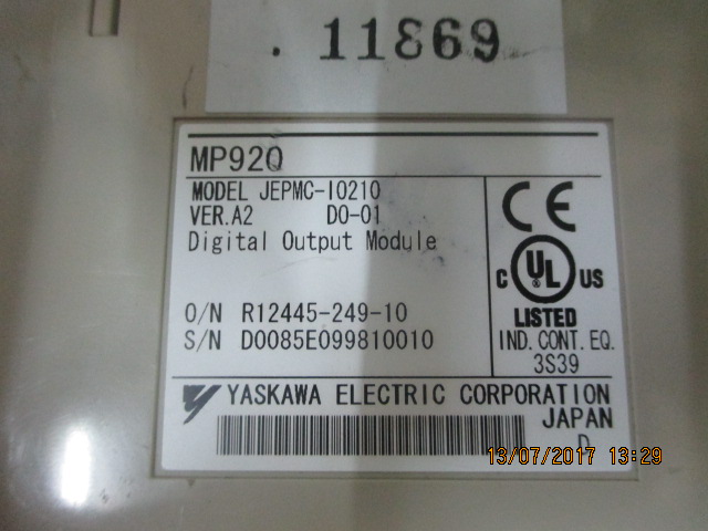 PLC " YASKAWA " MODEL : JEPMC-IO210