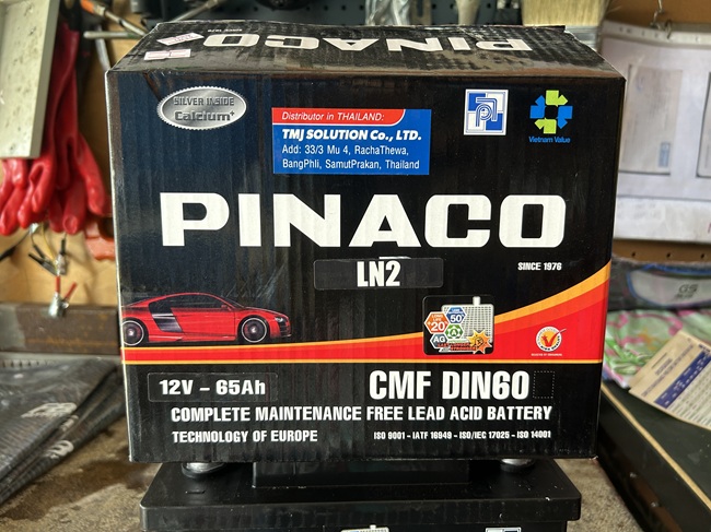 Pinaco LN2 DIN60 – พลังแบตเตอรี่แห่งอนาคต พร้อมเทคโนโลยี Silver Inside Calcium+