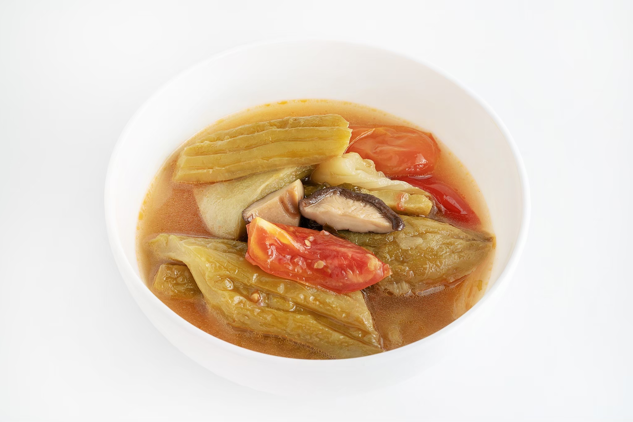 มะระตุ๋นเกี้ยมฉ่าย (Stewed bitter melon with pickled mustard green)