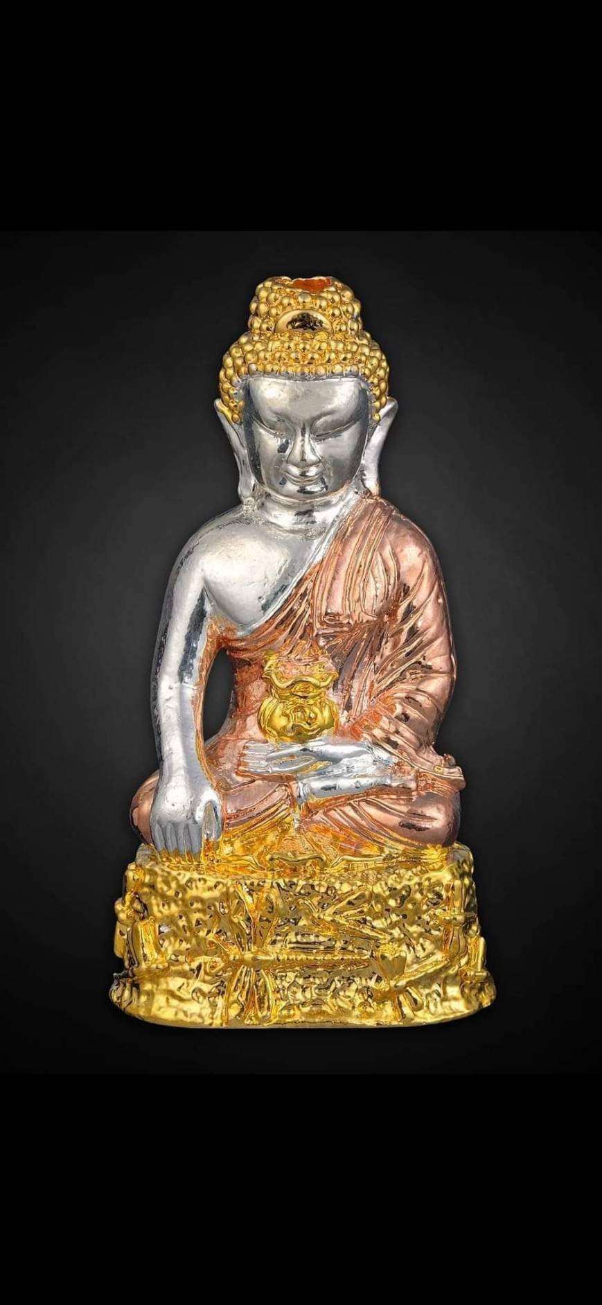 พระกริ่งโปร่งฟ้าไถ่เต็มเป๋าตุง เนื้อ3กษัตริย์ หลวงปู่ศักดิ์ สมาหิโต