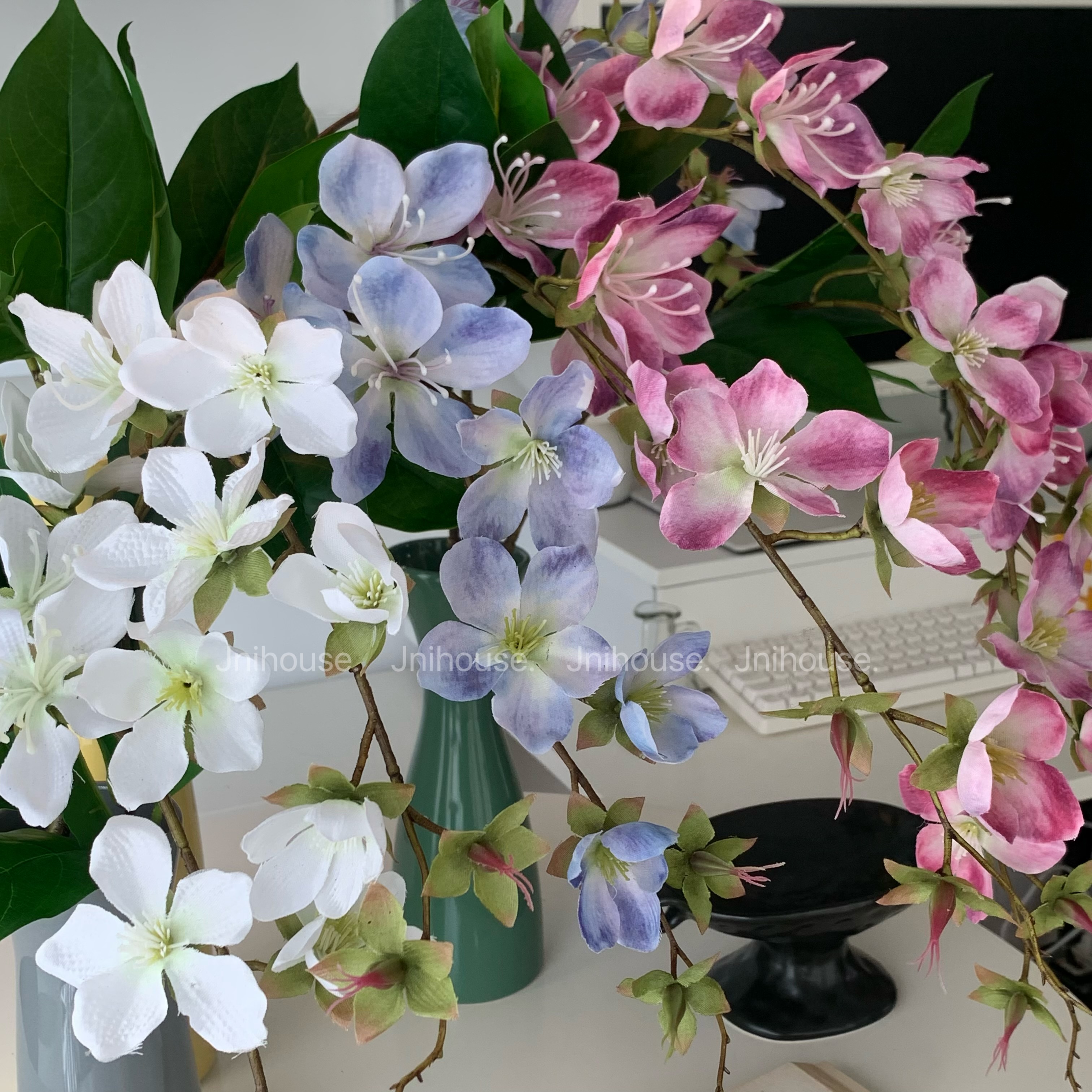 [พร้อมส่ง] Jnihouse : ดอกไม้ระย้า ดอกไม้ประดิษฐ์ (ลาร์คสเปอร์)