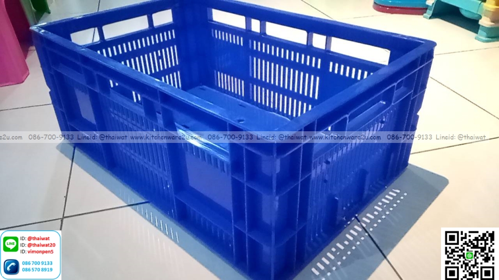 P08832 ลังเอนกประสงค์ (39.5x 59 x 24.cm.) หนา No.007 (ราคาส่งต่อ 6 ใบ:เฉลี่ย 300 บต่อใบ)