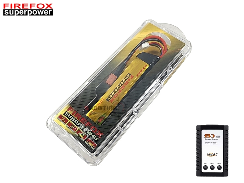 Set แบตลิโพ Firefox 15c 1100mAh 11.1v พร้อมเครื่องชาร์จ B3