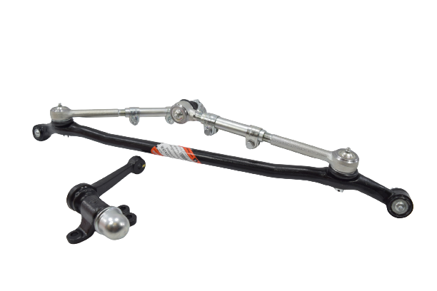 (ประกัน 6 เดือน) คันส่งกลางยกชุด TOYOTA HILUX LN56, HERO / โตโยต้า ฮีโร่ ปี 83-89 / 3CE-2470 / พวงมาลัยขวา (CENTER LINK, ROD END) ยี่ห้อ 333 (ยกชุด)