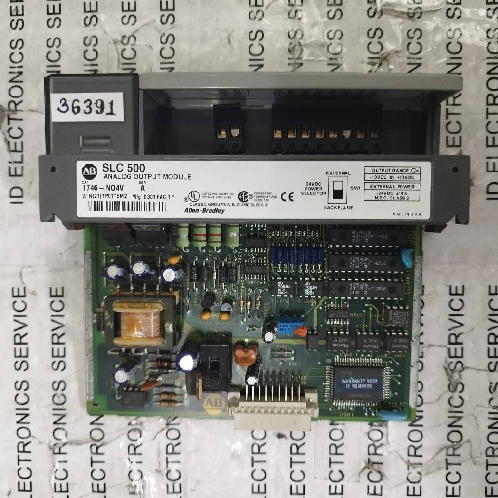 PLC " ALLEN-BRADLEY " MODEL : 1746-N04V