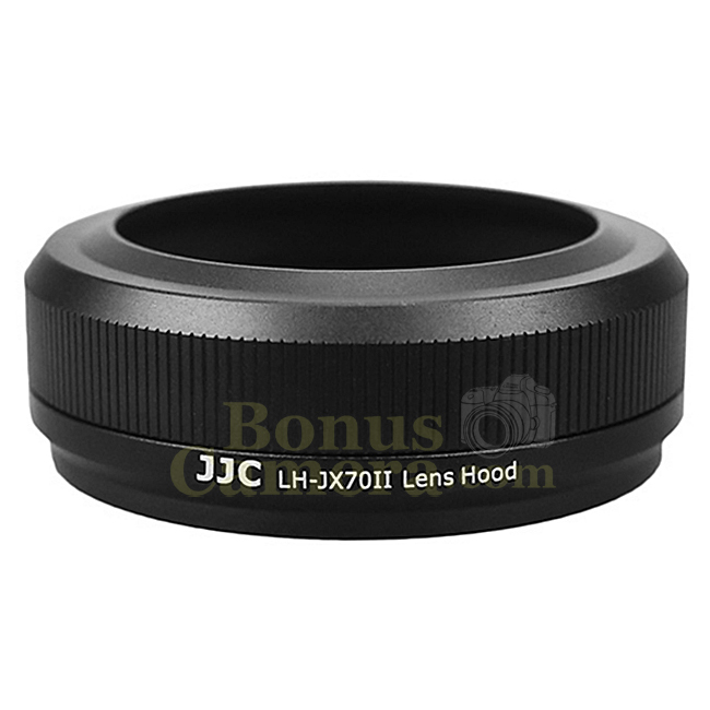 LH-JX70II ฮู้ดกล้องฟูจิ X70 สีดำ พร้อมอะแดปเตอร์ใส่ฟิลเตอร์ 49 มม. ใช้แทน FujiFilm LH-X70 Lens Hood