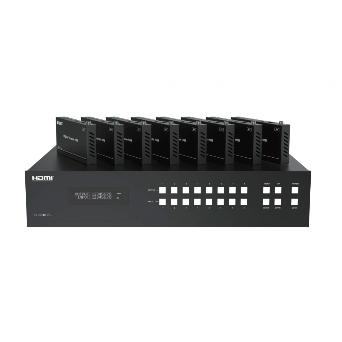 Nexis HMT1588U 18GBPS 8X8 HDBASET (150M) MATRIX