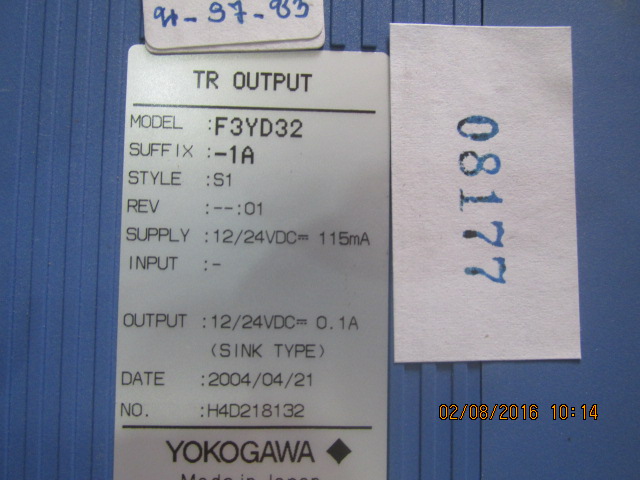 รับซ่อม F3YD32 PLC "YOKOGAWA"