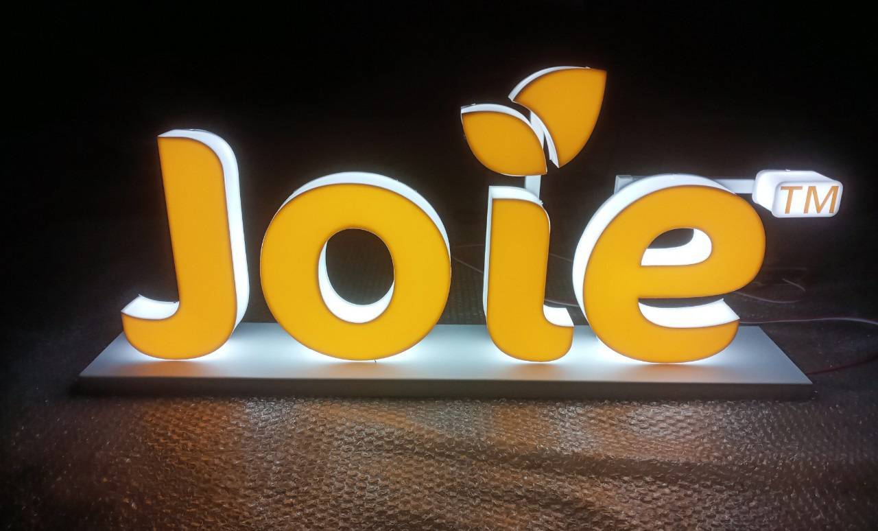 ป้ายกล่องไฟอะคริลิคไฟออกรอบตัวหนา 5cm.