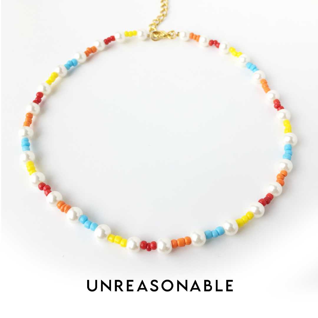 สร้อยคอลูกปัด หลากสี UA0762-01 Unreasonable Accessories