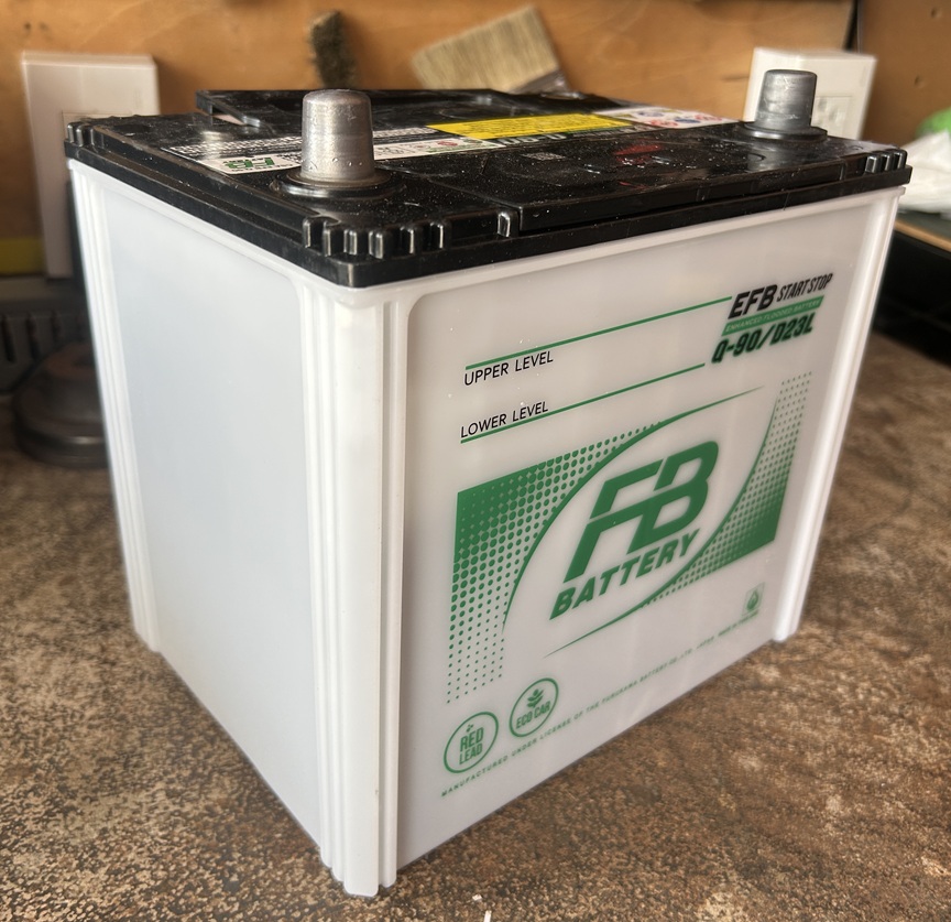 แบตเตอรี่ FB Q90 EFB Start-Stop รองรับระบบสตาร์ท สต็อป 70 แอมป์
