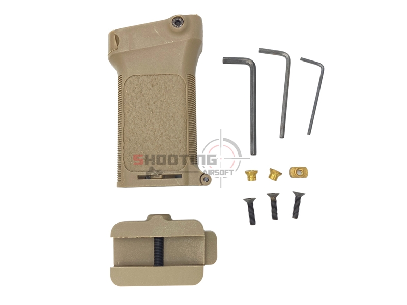 กริ๊ปมือหน้า 3-RS Tactical รองรับราง 3 แบบ (Picatinny,Keymod,M-Lok)