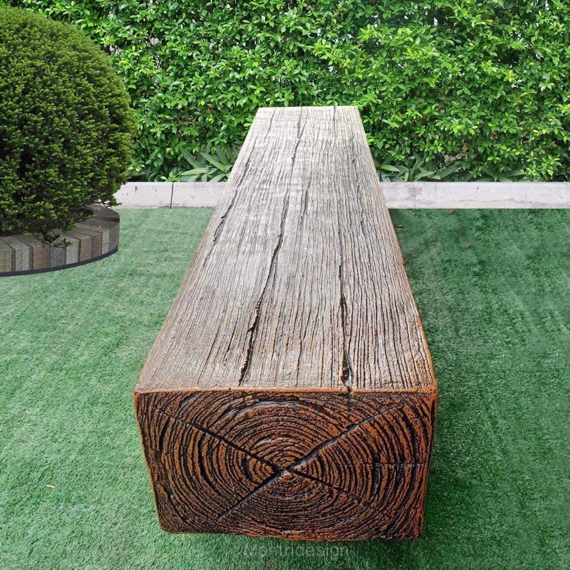 เก้าอี้ไม้หมอน รุ่น limited chair เก้าอี้ไม้หมอนรถไฟ เก้าอี้สนาม ม้านั่งสนาม งานสวยเรียบหรู