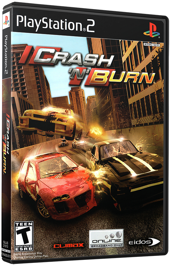 แผ่นเกมส์ PS2 : Crash 'N' Burn