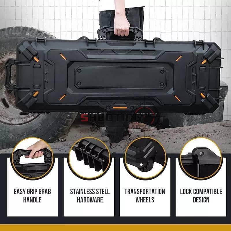 กล่องปืนยาว WST Safety Hard Case มีล้อลาก (43 นิ้ว)
