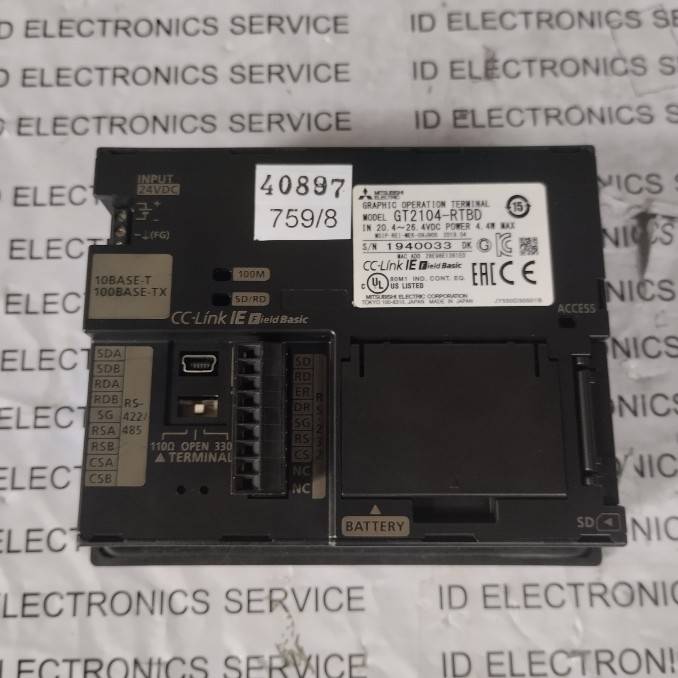 LCD TOUCH SCREEN " MITSUBISHI " MODEL : GT2104-RTBD