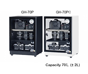 ตู้ดูดความชื้นอัตโนมัติ ความจุ 70 ลิตร รุ่น GH-70P / GH-70PC