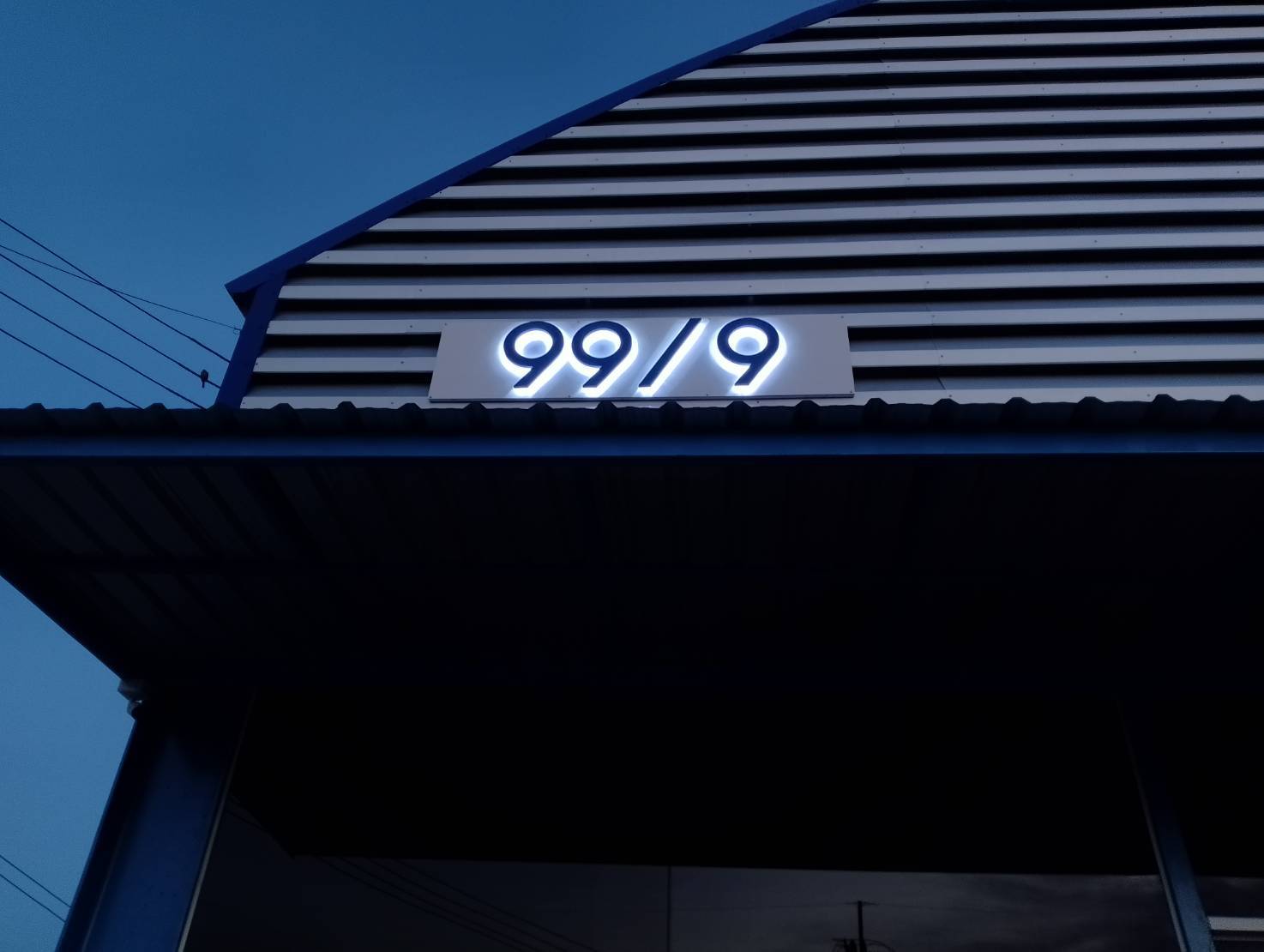 #ป้ายอักษรซิงค์ไฟออกหลัง #อักษรสแตนเลสแฮร์ไลน์ไฟออกหลัง