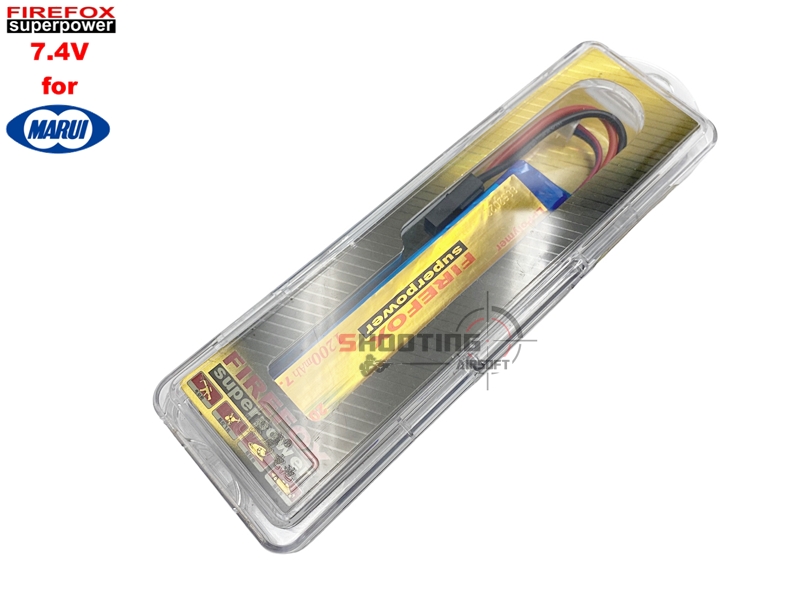 แบตลิโพ Firefox 20c 1200mAh 7.4v (สำหรับ Tokyo Marui)