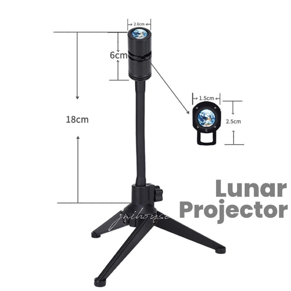 [พร้อมส่ง] Jnihouse : Lunar Projector โปรเจคเตอร์พระจันทร์ ลูกโลก
