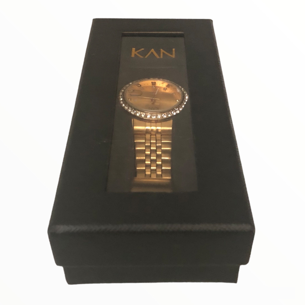 [ฟรี!เซ็ตของแถมมูลค่า3,550บ.] นาฬิกาข้อมือกันน้ำ KANWATCH รุ่น Luxury Gold24K หรูหราระดับพรีเมี่ยม [ไม่รวมถ่านนาฬิกา, QC สินค้าให้ก่อนจัดส่ง]