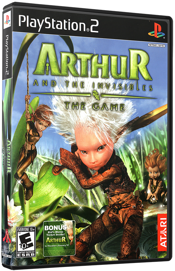 แผ่นเกมส์ PS2 : Arthur and the Invisibles - The Game