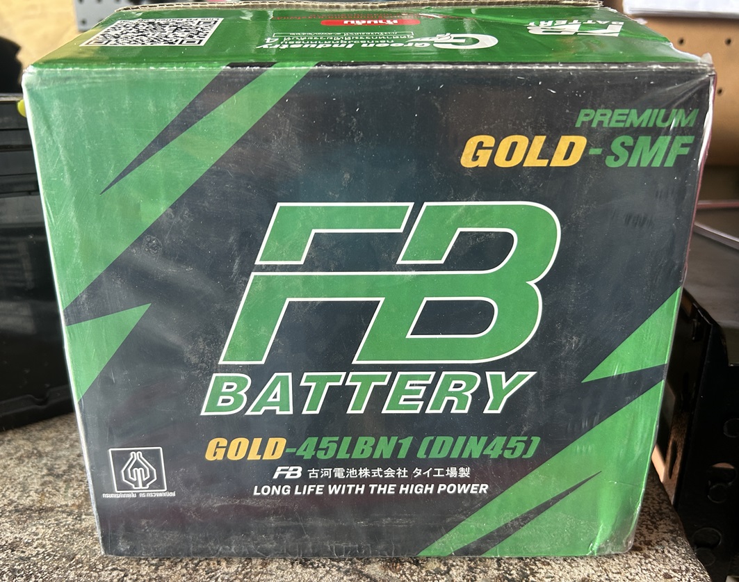แบตเตอรี่ ขั้วจม SMF 45LBN1 FB Gold 45แอมป์