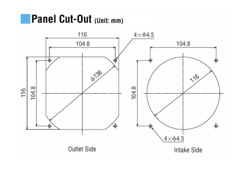 AC AXIAL FLOW FAN #MU1238A-51B (120X120X38 MM)