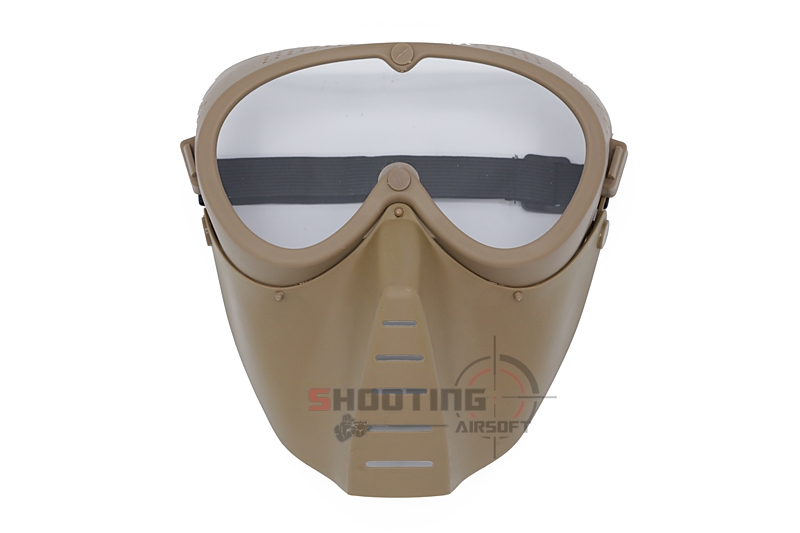 หน้ากากลิง เลนส์ใส