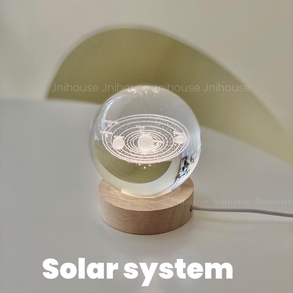 [พร้อมส่ง] Jnihouse : 3D LED Crystal Ball (มี3แบบให้เลือก)