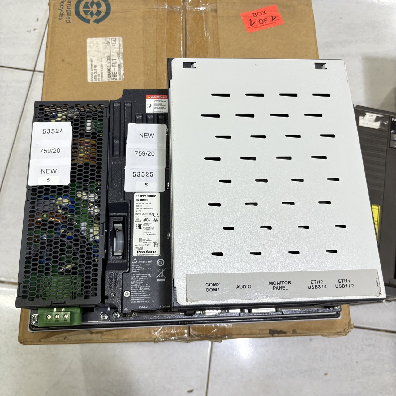 HMI " PROFACE " MODEL : PFXPP161DA23P20N00