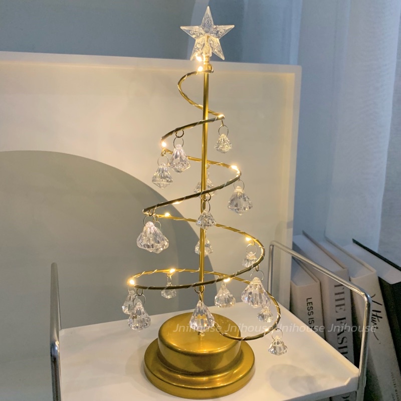 [พร้อมส่ง] Jnihouse : Crystal Tree Lamp ไฟตกแต่งคริสต์มาส ประดับคริสมาส