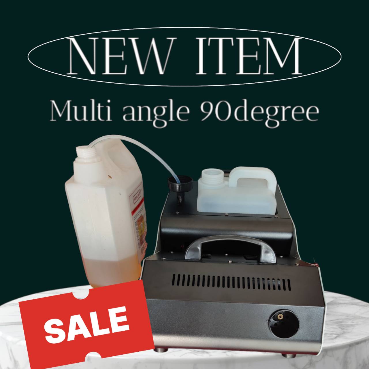 เครื่องทำควัน 1500 วัตต์ ปรับหัวได้90องศา Smoke machine, adjustable head