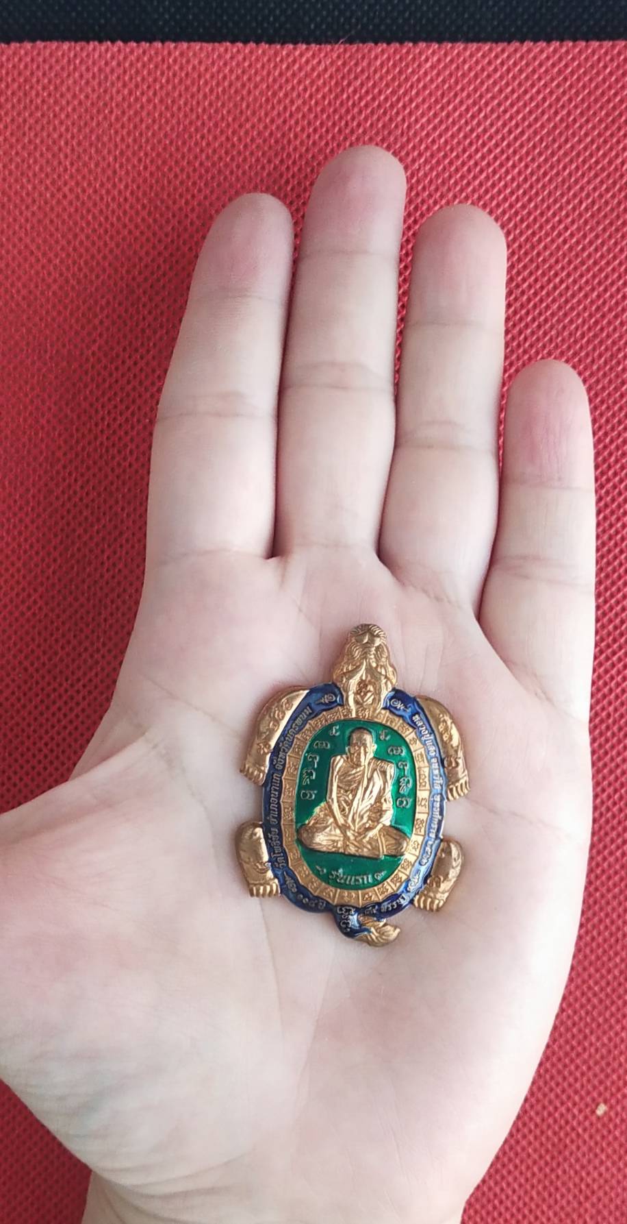 พญาเต่ามังกร รุ่นแรก อภิมหาเศรษฐี หลวงปู่แสง วัดโพธิ์ชัย จ.นครพนม ปี 2562 (หนุนดวง เสริมบารมี โชคลาภ แก้ปีชง)