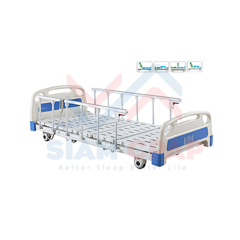 เตียงผู้สูงอายุไฟฟ้า 4 ฟังก์ชั่น รุ่นต่ำพิเศษ Super low เพิ่มความสะดวกและความปลอดภัยในการลุกนั่ง รับประกัน 6 ปี
