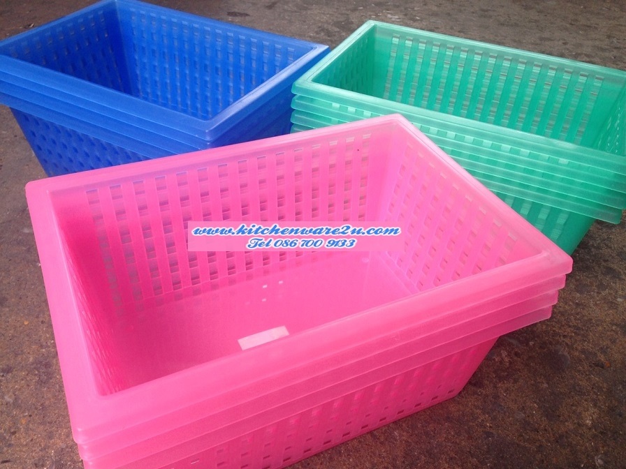 P05742 ตะแกรงมีขอบ (15*22*9.1 cm) เกรดเอ No.9294 (ราคาส่งต่อ 1 โหล :12 ใบ )