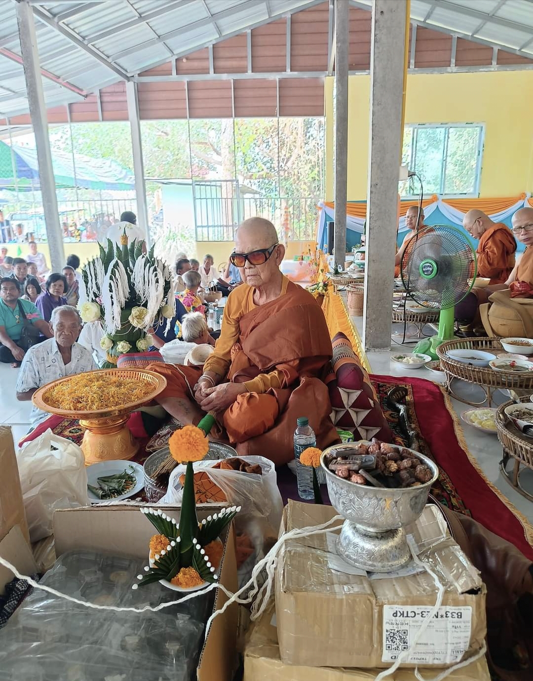 เหรียญนารายณ์ทรงสุบรรณ หลวงปู่สิงห์โต สำนักสงฆ์ป่าทรงธรรม จ.อุบลราชธานี ปี 2567