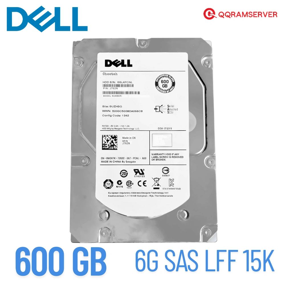 HDD Dell Server R230 600GB SAS 6Gb 15K Dell ฮาร์ดดิสก์ Server