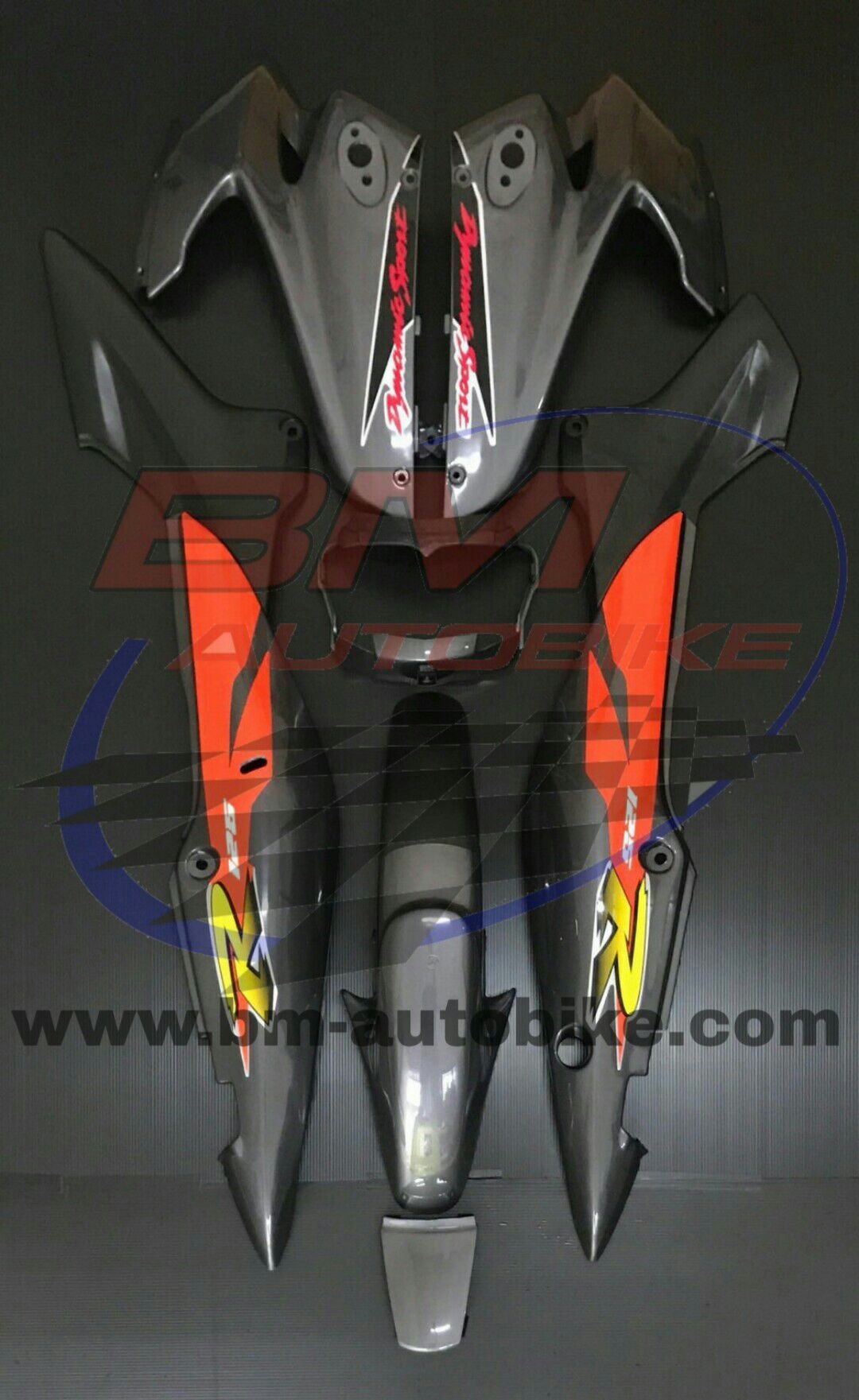 ชุดสี Ls NEW ครึ่งคันมีบังโคลน สีเทาข้มA11ล้วน 3 กก.