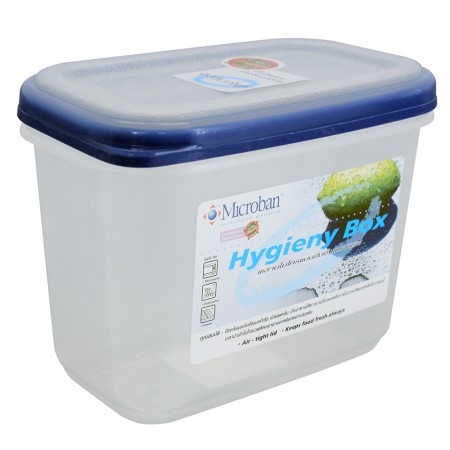 P03324 กล่องอาหาร แอนตี้แบคทีเรีย 1.5 ลิตร (10.5x 17.5x 14ซม.) No.5034 เกรดเอ อย่างดี ราคาส่งต่อ 1 โหล: 12 ใบ:เฉลี่ย 45 บาท ต่อใบ