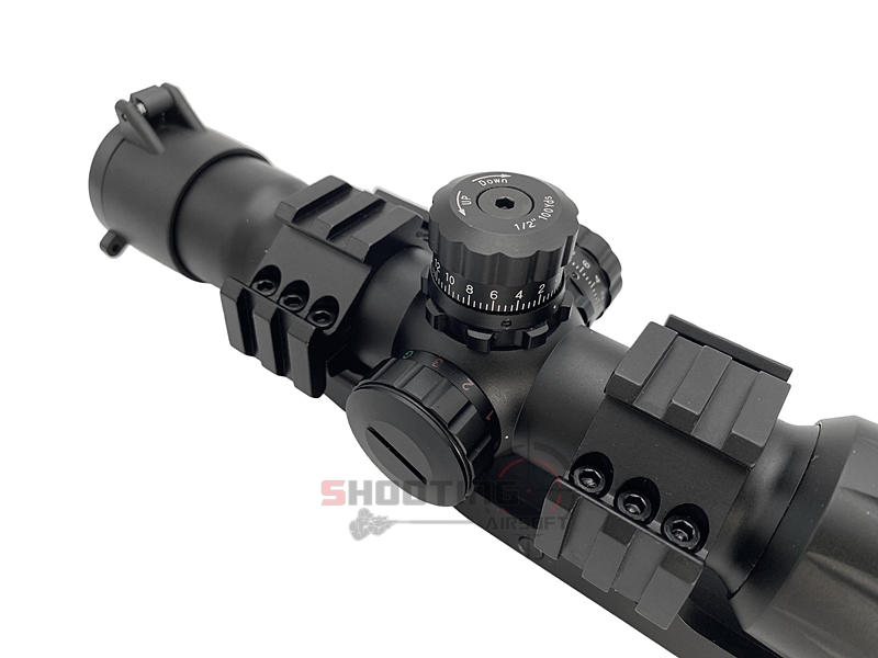 กล้องเล็งไว Scope ANS Optical 1.5-4x30 CQB เป้า Arrow Reticle