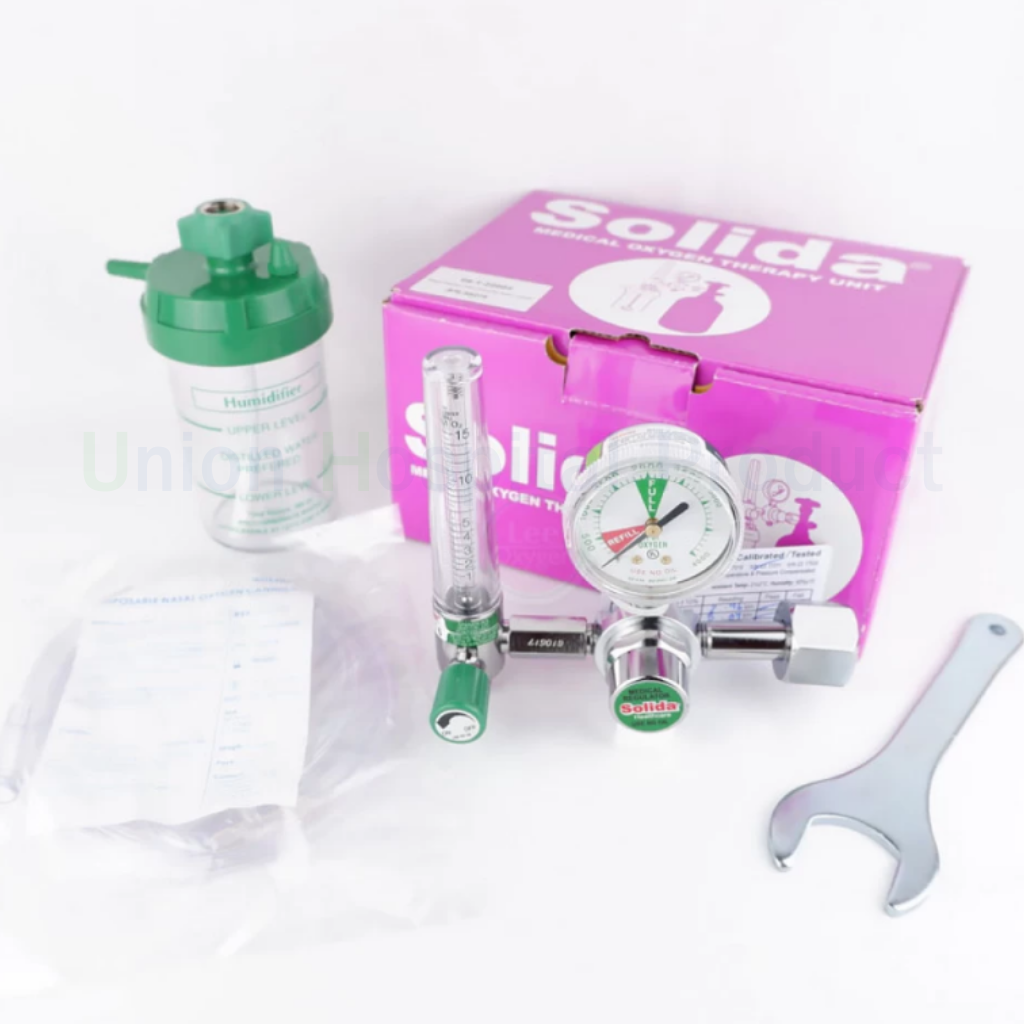 ชุดออกซิเจน 6คิว + ถังออกซิเจน 6Q + เกจ์ออกซิเจน พร้อมอุปกรณ์พร้อมใช้งาน