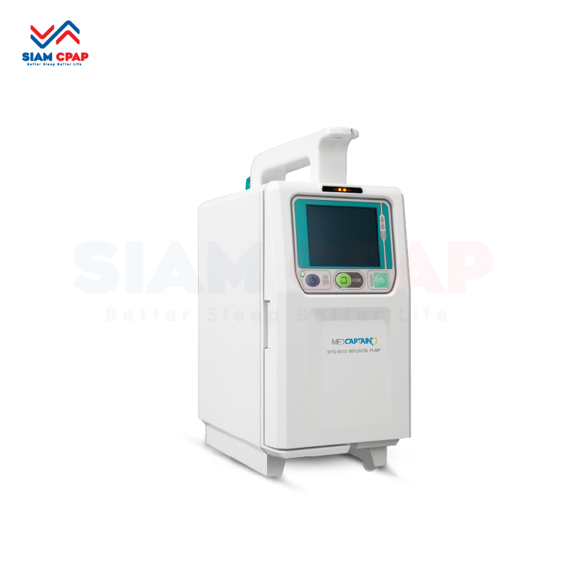 เครื่องควบคุมการให้สารละลายทางหลอดเลือดดำ Infusion Pump Medcaptain รุ่น SYS-6010A รับประกันศูนย์ไทย 1 ปี