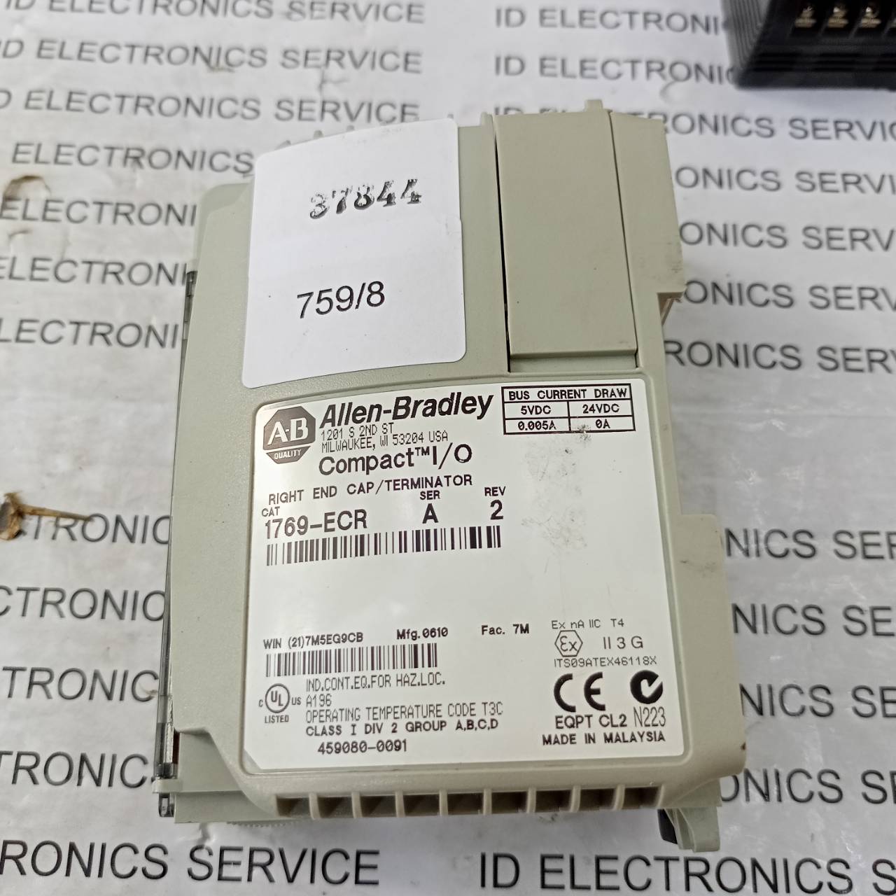 PLC " ALLEN-BRADLEY " MODEL : 1769-ECR