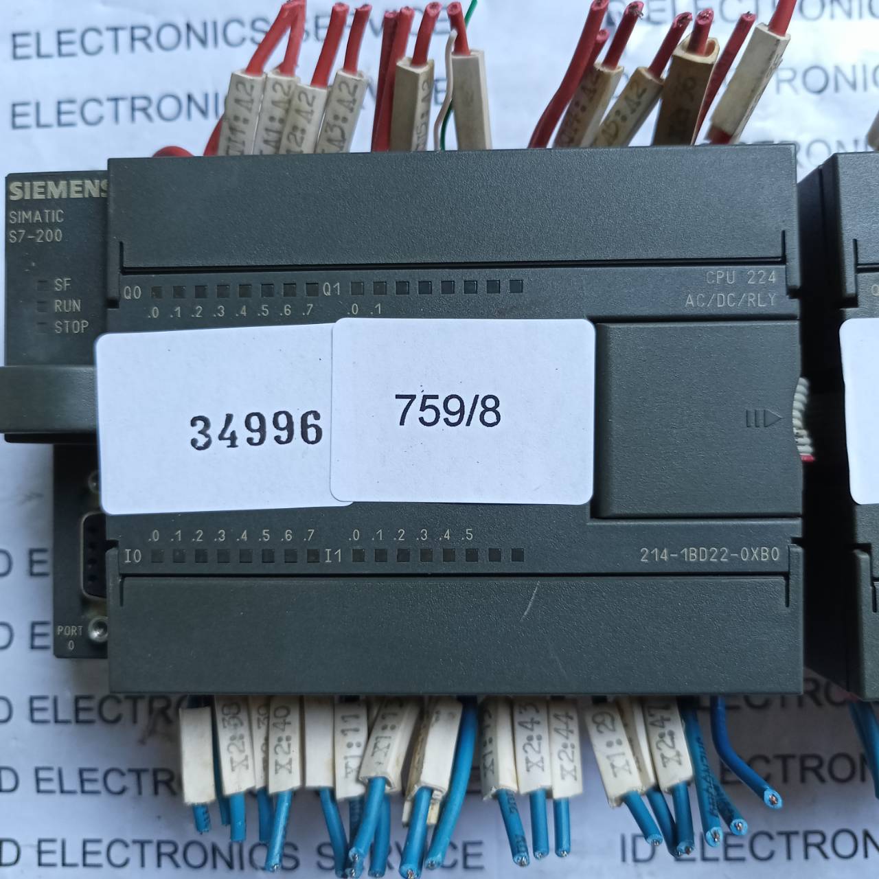 PLC " SIEMENS " MODEL : 6ES7 214-1BD22-0XB0