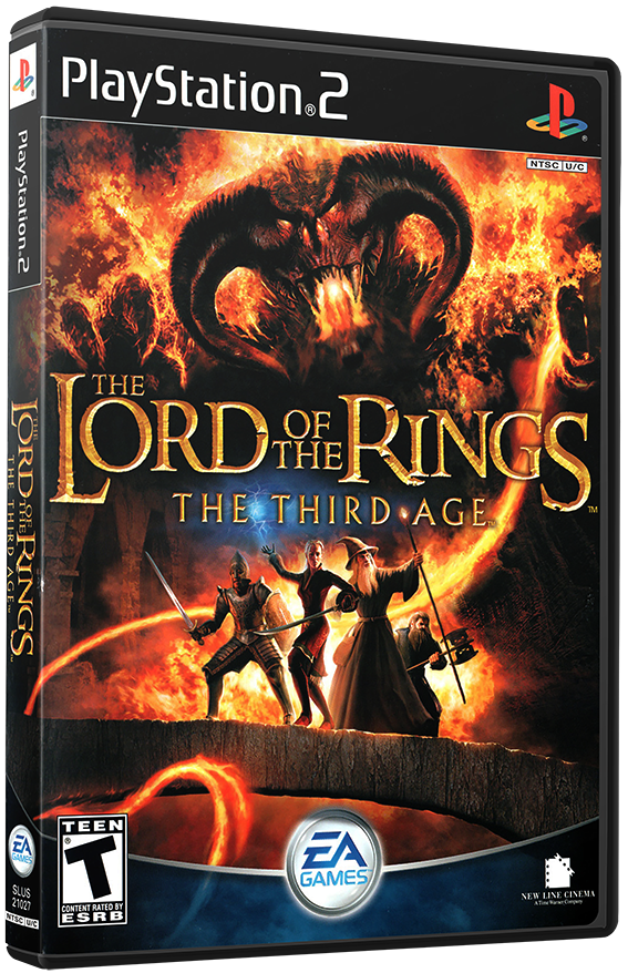 แผ่นเกมส์ PS2 : Lord of the Rings, The - The Third Age