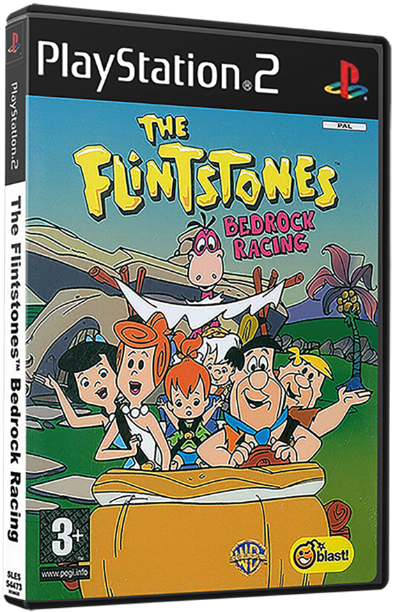 แผ่นเกมส์ PS2 : The Flintstones - Bedrock Racing